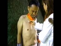 Shit Porn - Scat slut doctor ties up a man in the forest